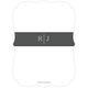White and Grey Initial Connection Photo Save the Date Cards Image 2 of 6
